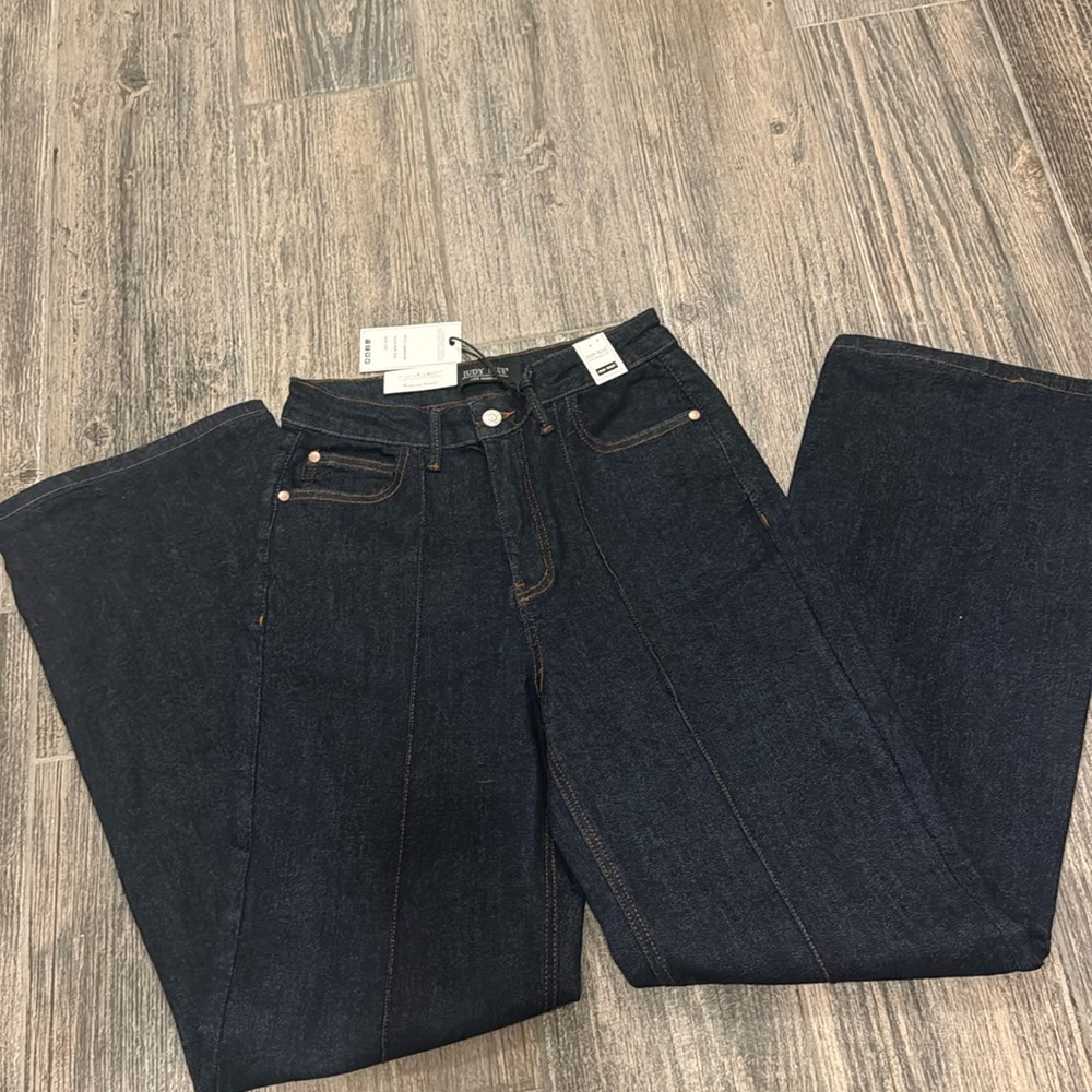 NWT High waist Dark wash Front seam Judy Blue Jeans size 5/27